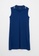 LC WAIKIKI blue Polo Neck Straight Sleeveless Women's Dress A65ABAAAE3EFFEGS_6