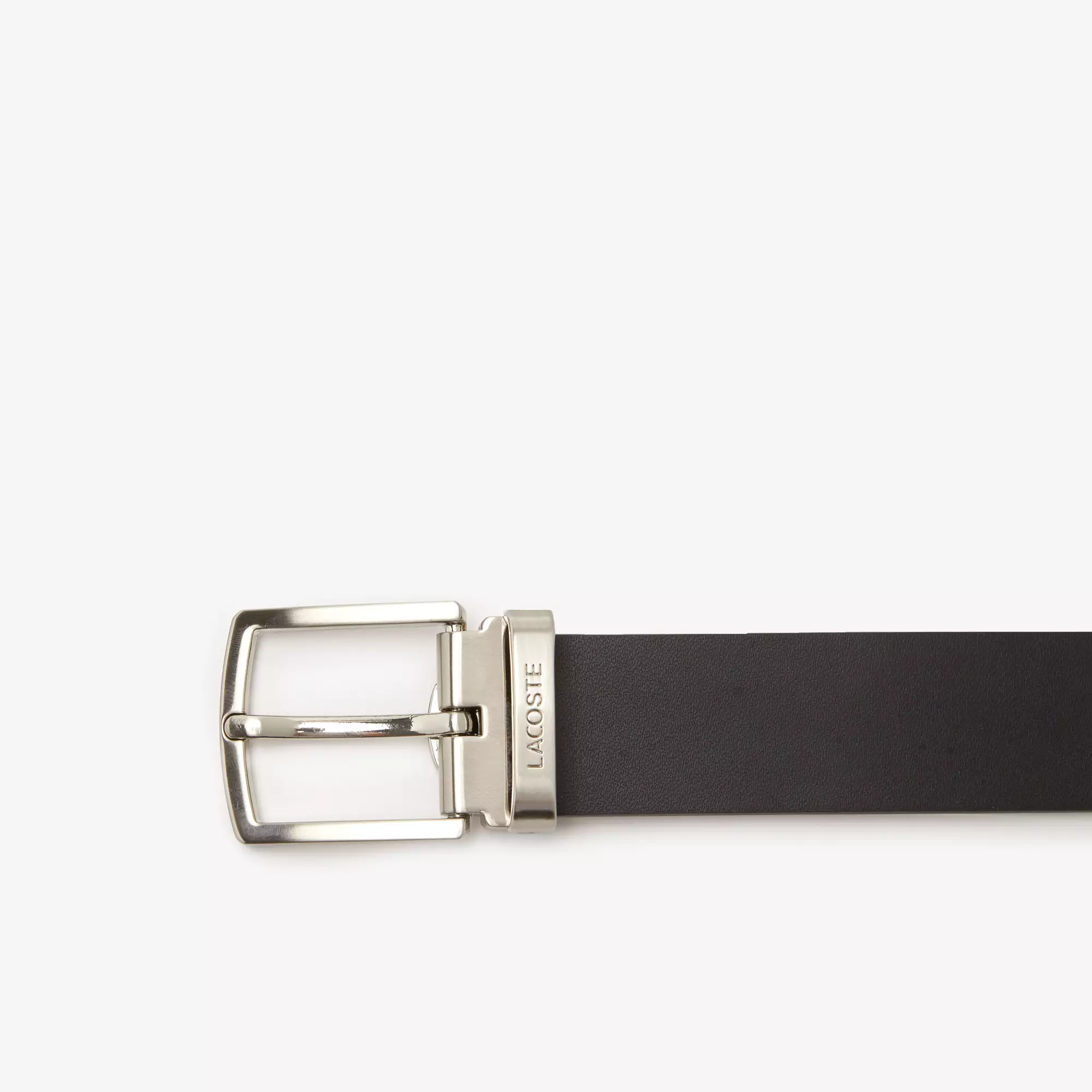 Jual Lacoste Men's Lacoste Pin And Flat Buckle Belt Gift Set - Black ...