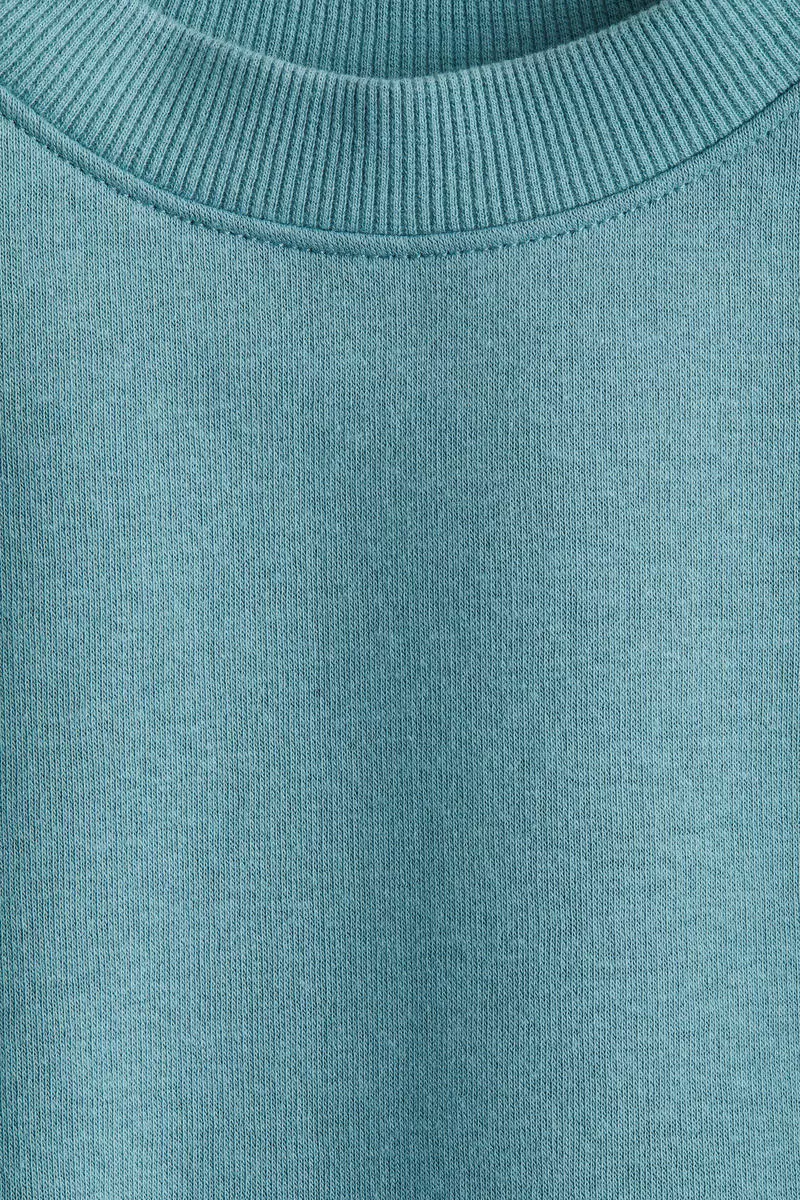 Oversized brushed-inside sweatshirt