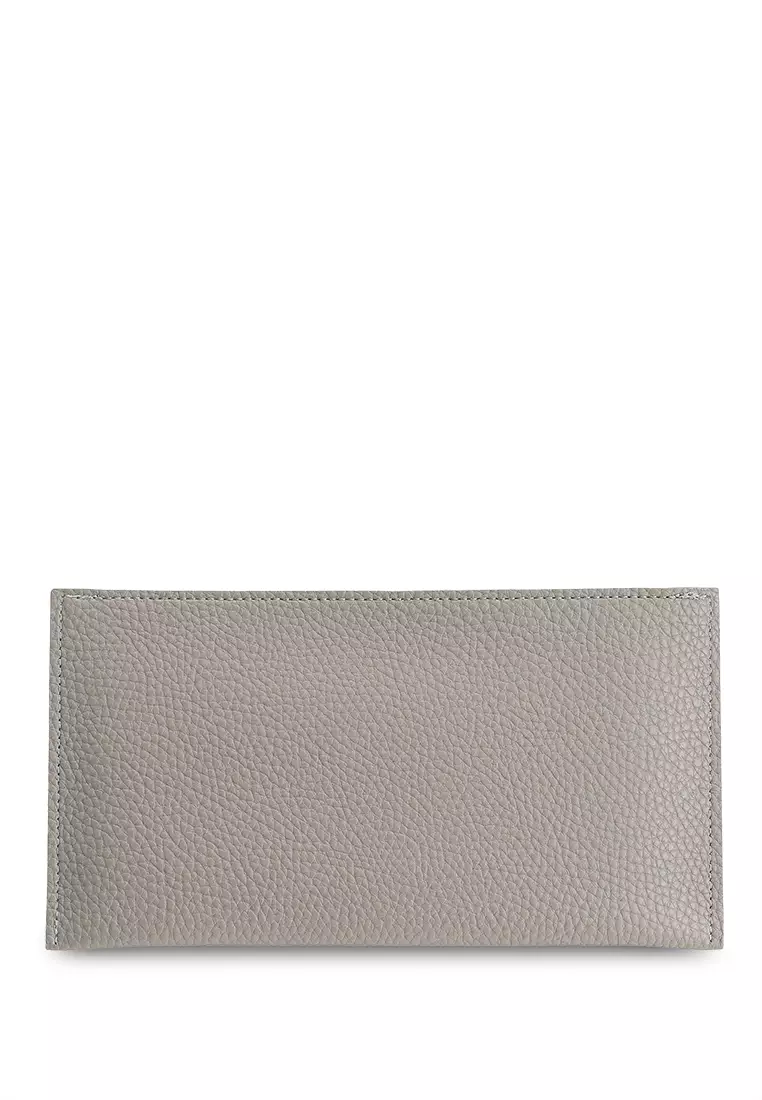 Pebbled Pouch With Card Holder