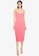 MISSGUIDED pink Basic Cami Midi Dress 6215CAA5D3357FGS_1