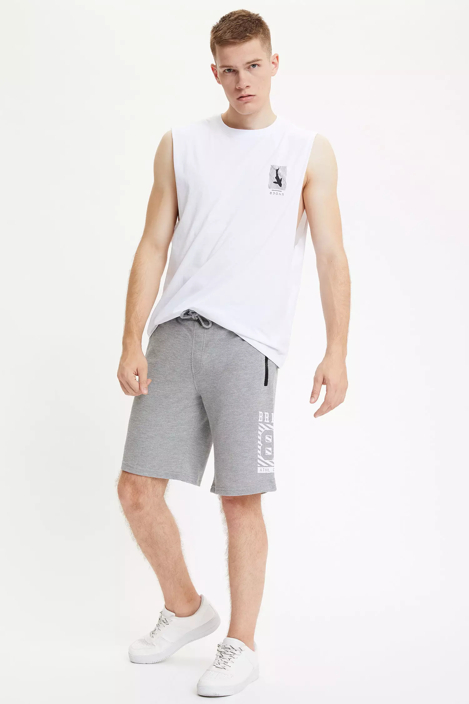 Relaxed Fit Cotton Bermuda Shorts