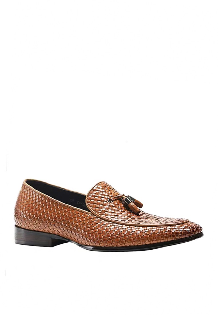 VANSA Braided Leather Loafer VSM-F0213