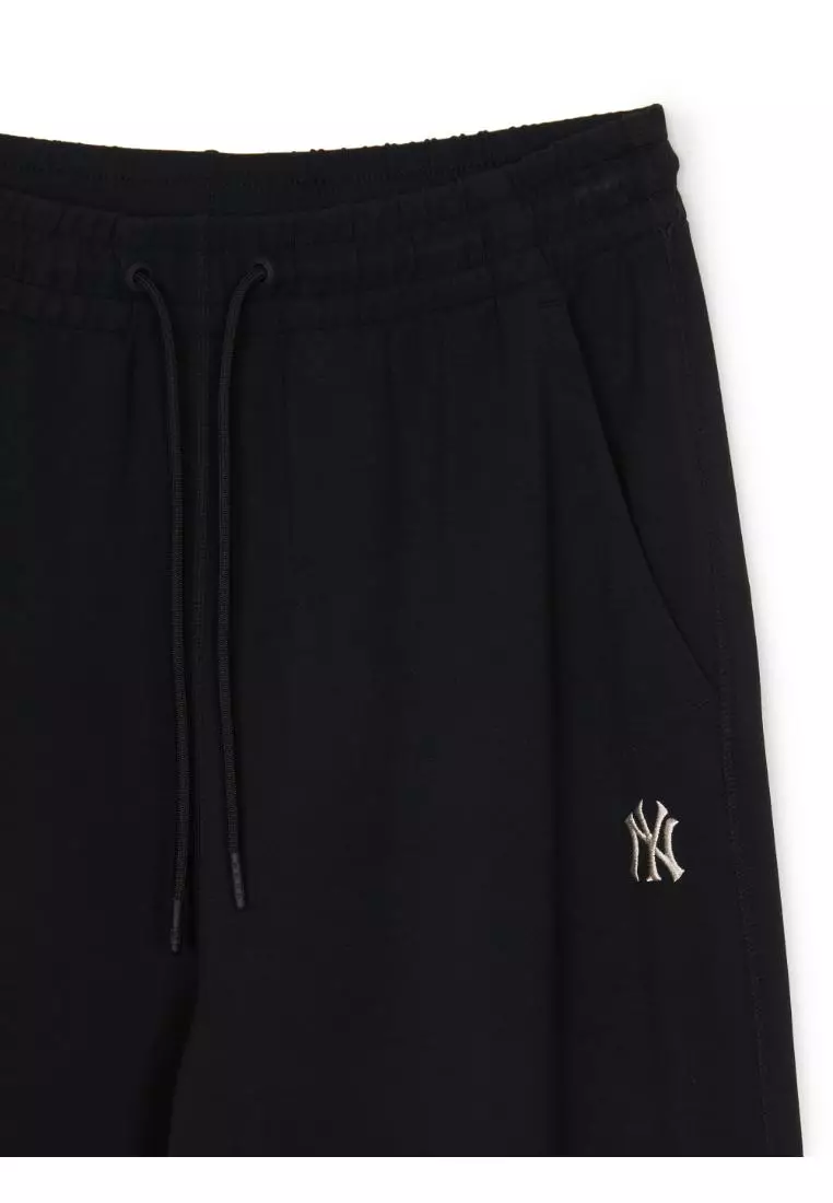 WOMEN'S BASIC SMALL LOGO SEMI WIDE TRAINING PANTS NEW YORK YANKEES