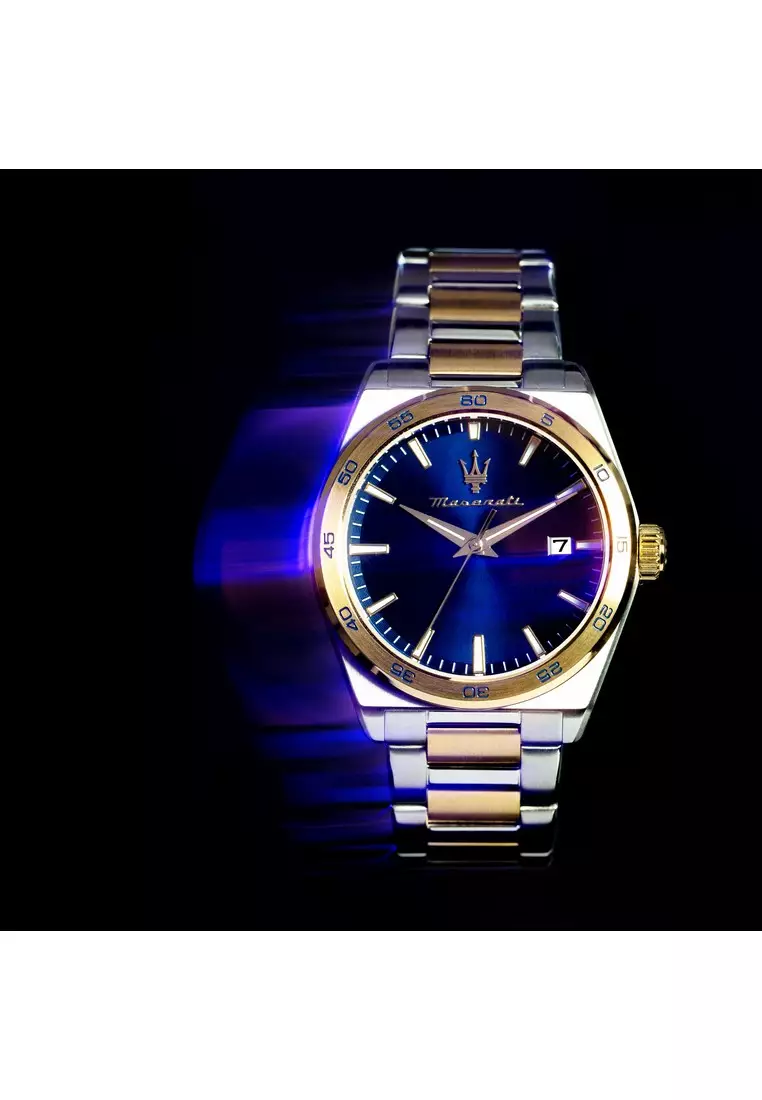 【2 Years Warranty】MASERATI Velocita' 41mm Men's Quartz Watch R8853152001 Japan Movement