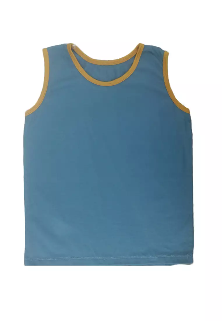 Two Mix Singlet Anak Bahan Kaos Katun Combed 100% Usia 1-9 Tahun 4261