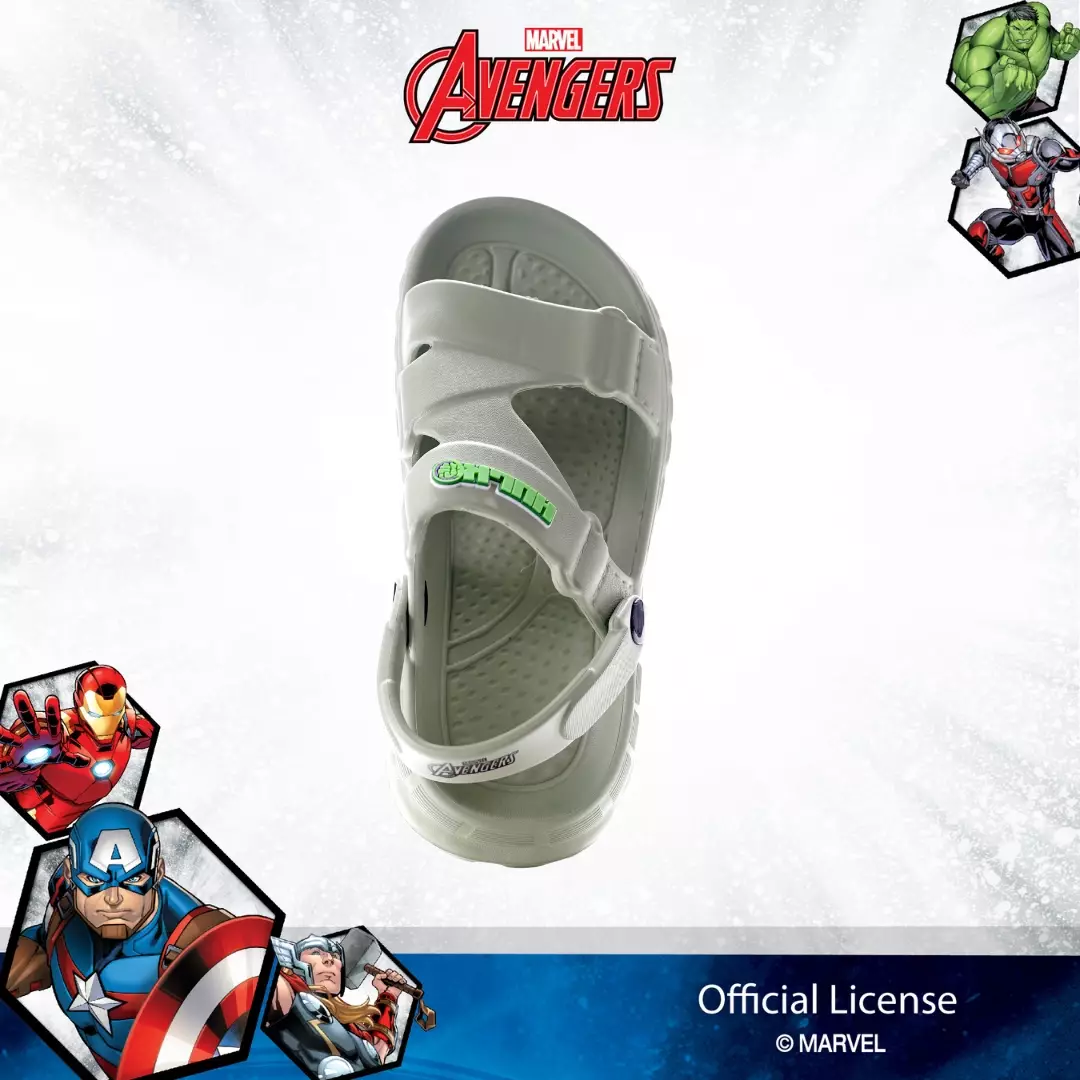 AVENGERS - SANDAL LAKI ANAK TANGGUNG CH330086LT SELOP FULL KARET - HIJAU SWAMP