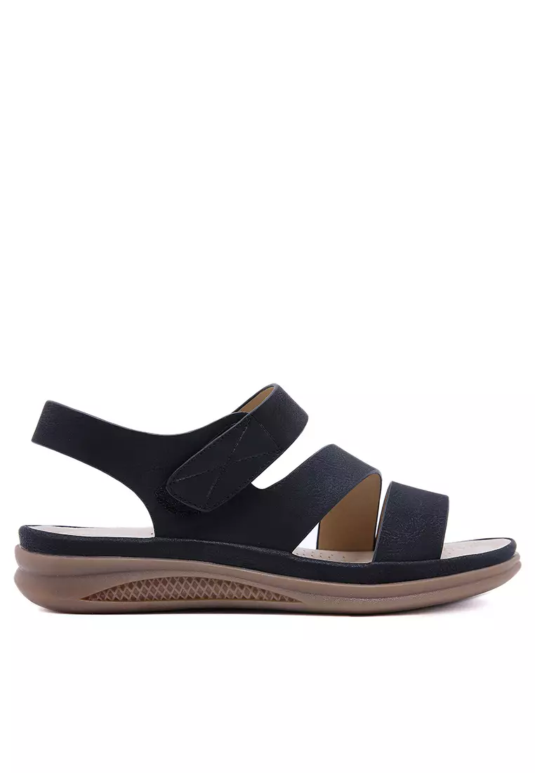 Discount on Twenty Eight Shoes  shoes - SKU: Heel Velcro Strappy Sandals Alm637-3