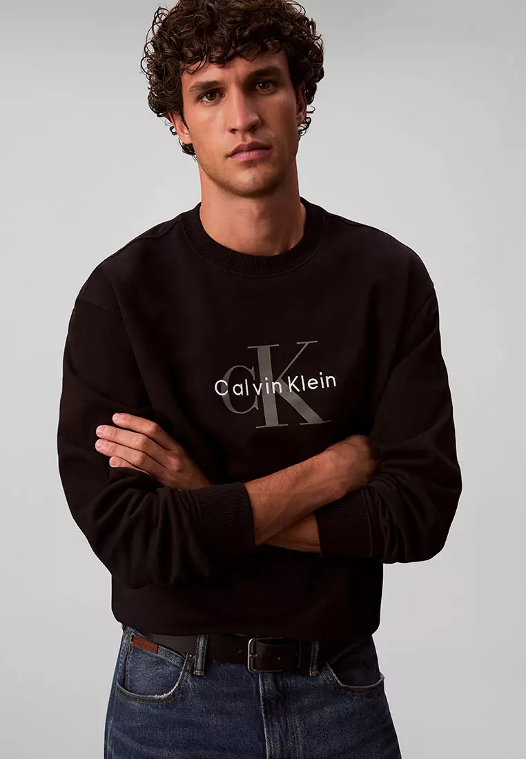 Buy Calvin Klein Oversized Monogram Sweatshirt Calvin Klein