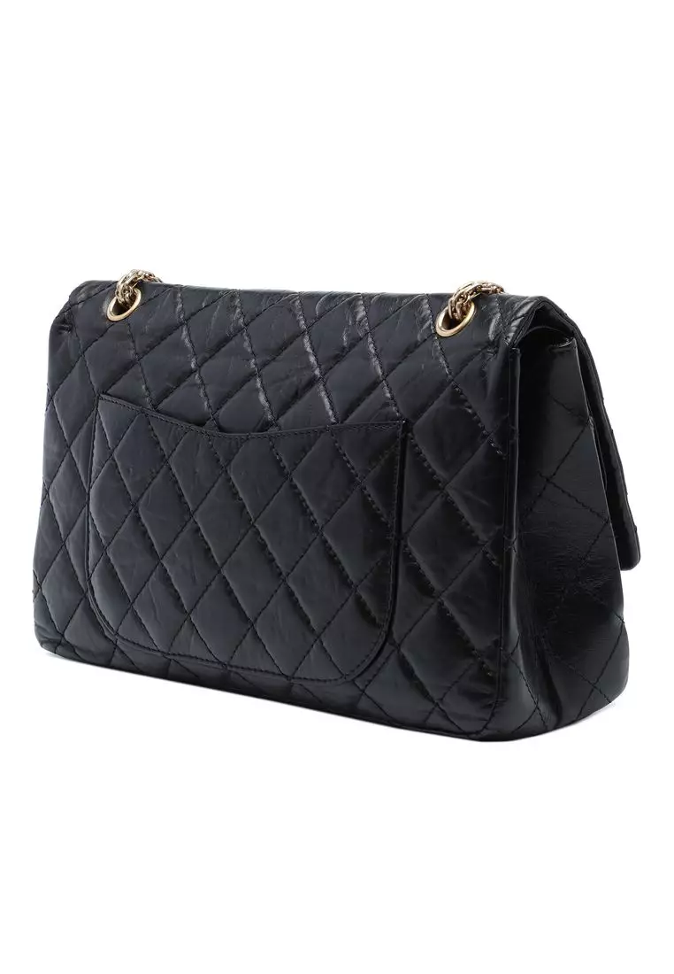 Pre-Loved Chanel Quilted Aged Calfskin Reissue 2.55 Double Flap 227