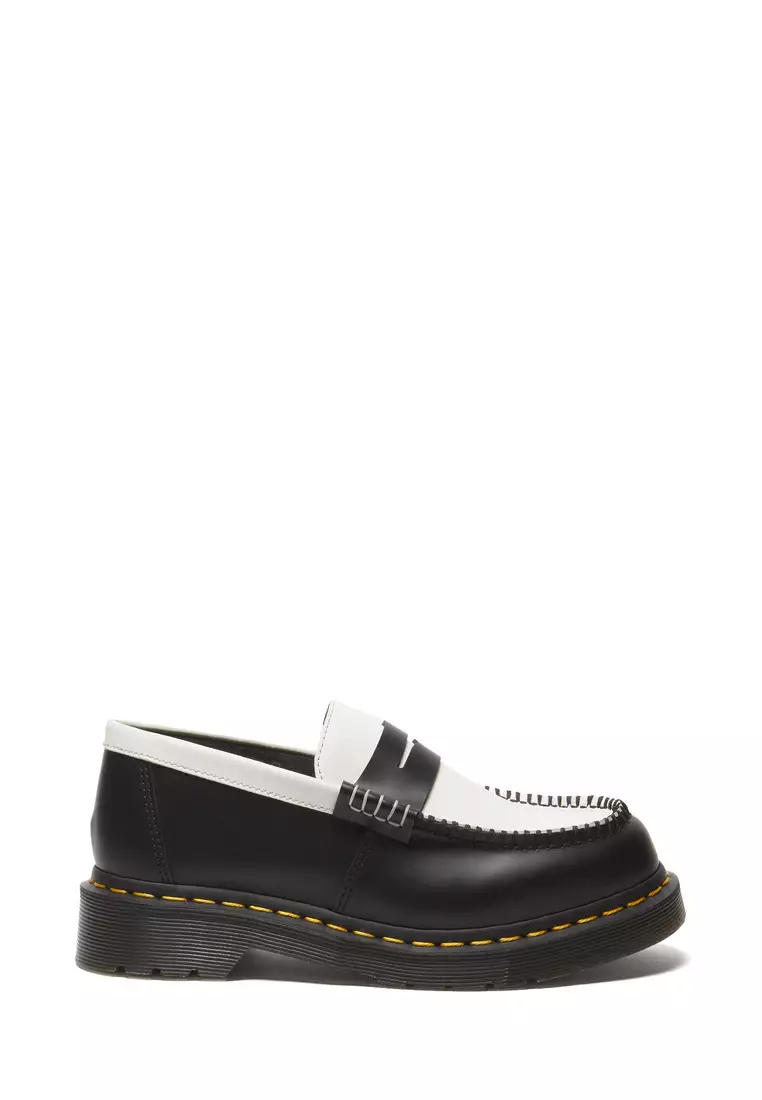 Discount on Dr. Martens  shoes - SKU: Penton Two-tone Smooth Leather Loafers Women
