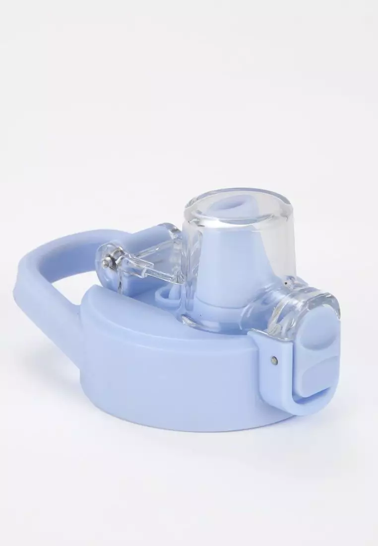 Crossing Urban Ceramic S/S Insulated Straw Sipper Cap Sports Bottle With Handle 720ml - Pistachio Blue (Mix)