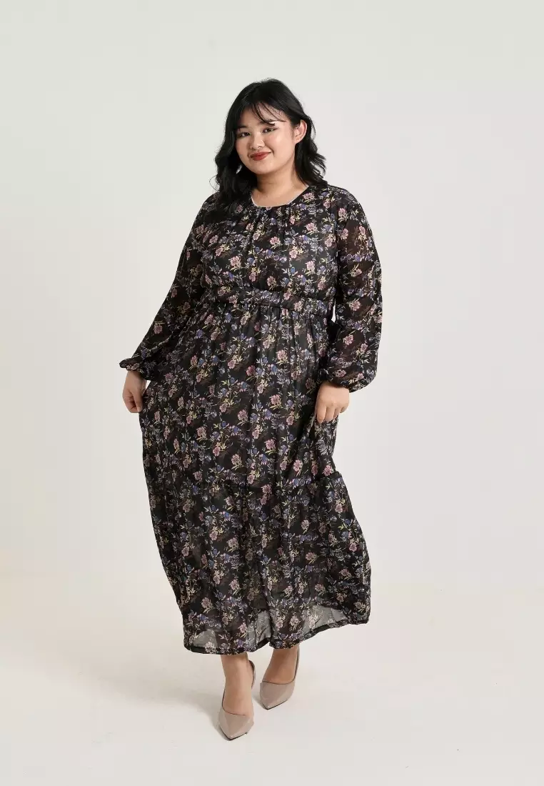 Plus Size Elora Dress Black