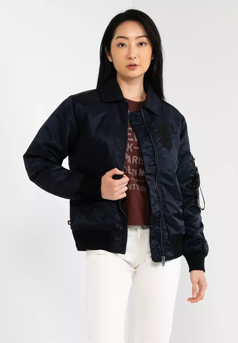 Superdry quilted 2024 utility bomber jacket