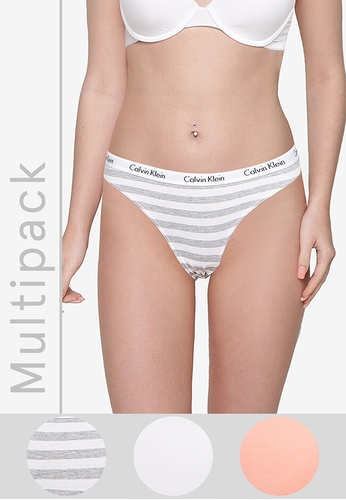 Calvin Klein multi Carousel Bikini Panties 3 Packs - Calvin Klein Underwear 88AD3USE04472FGS_1