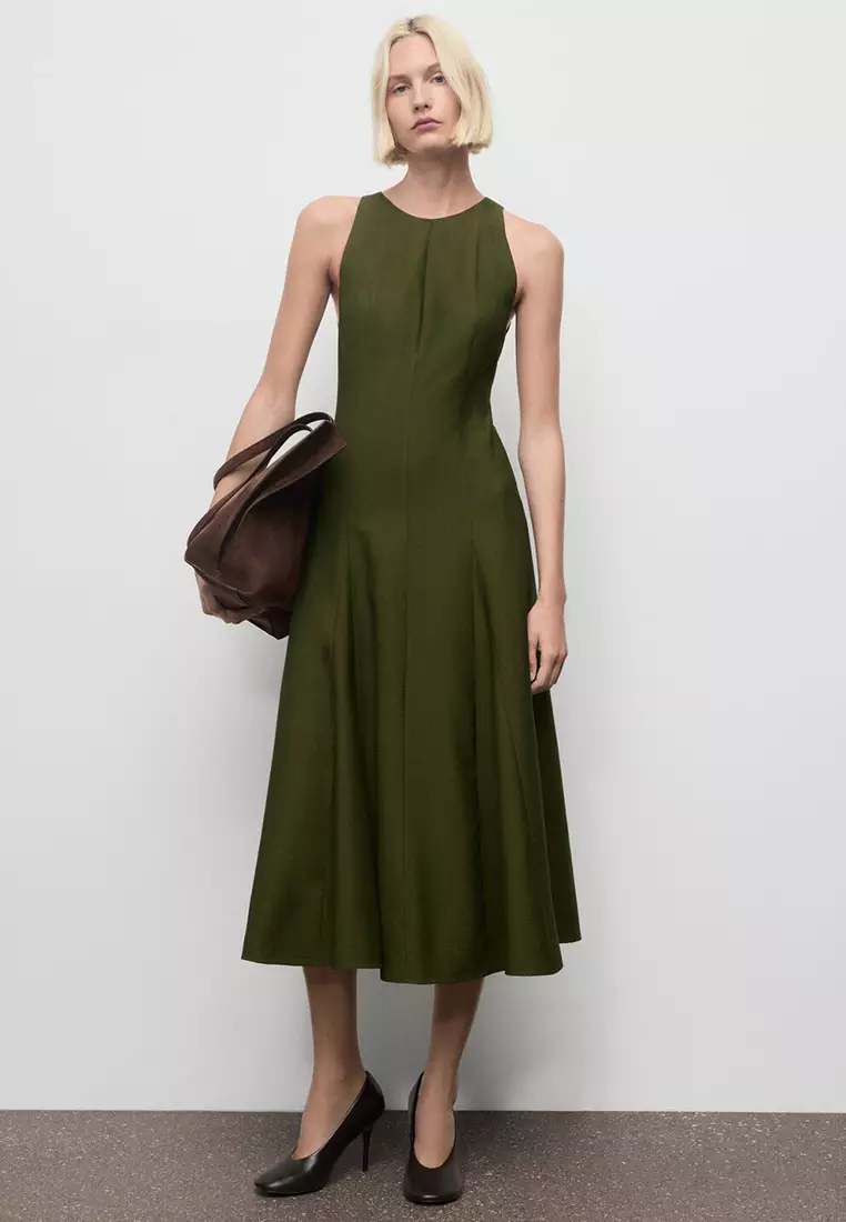 A-Line Dress With Godets