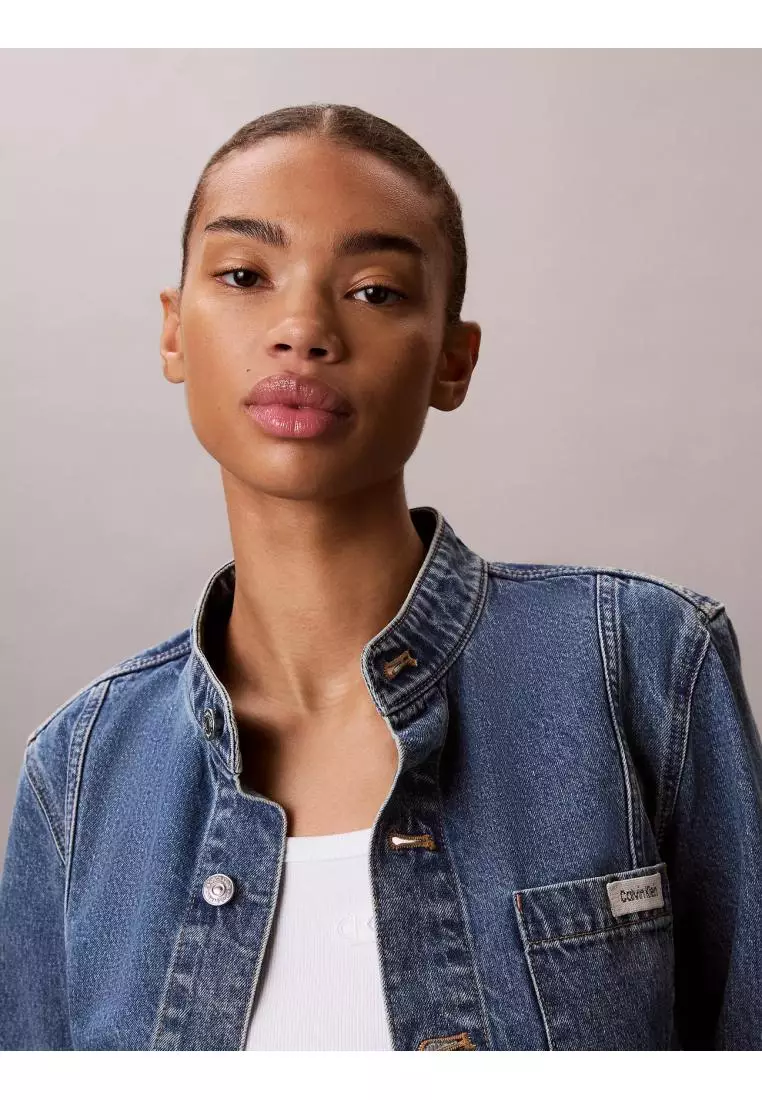 Calvin Klein - Cropped Denim Jacket