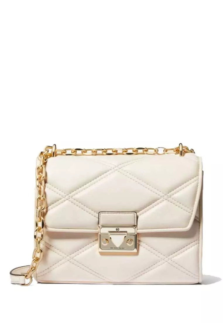 Buy MICHAEL KORS Michael Kors Serena Small Quilted Faux Leather ...