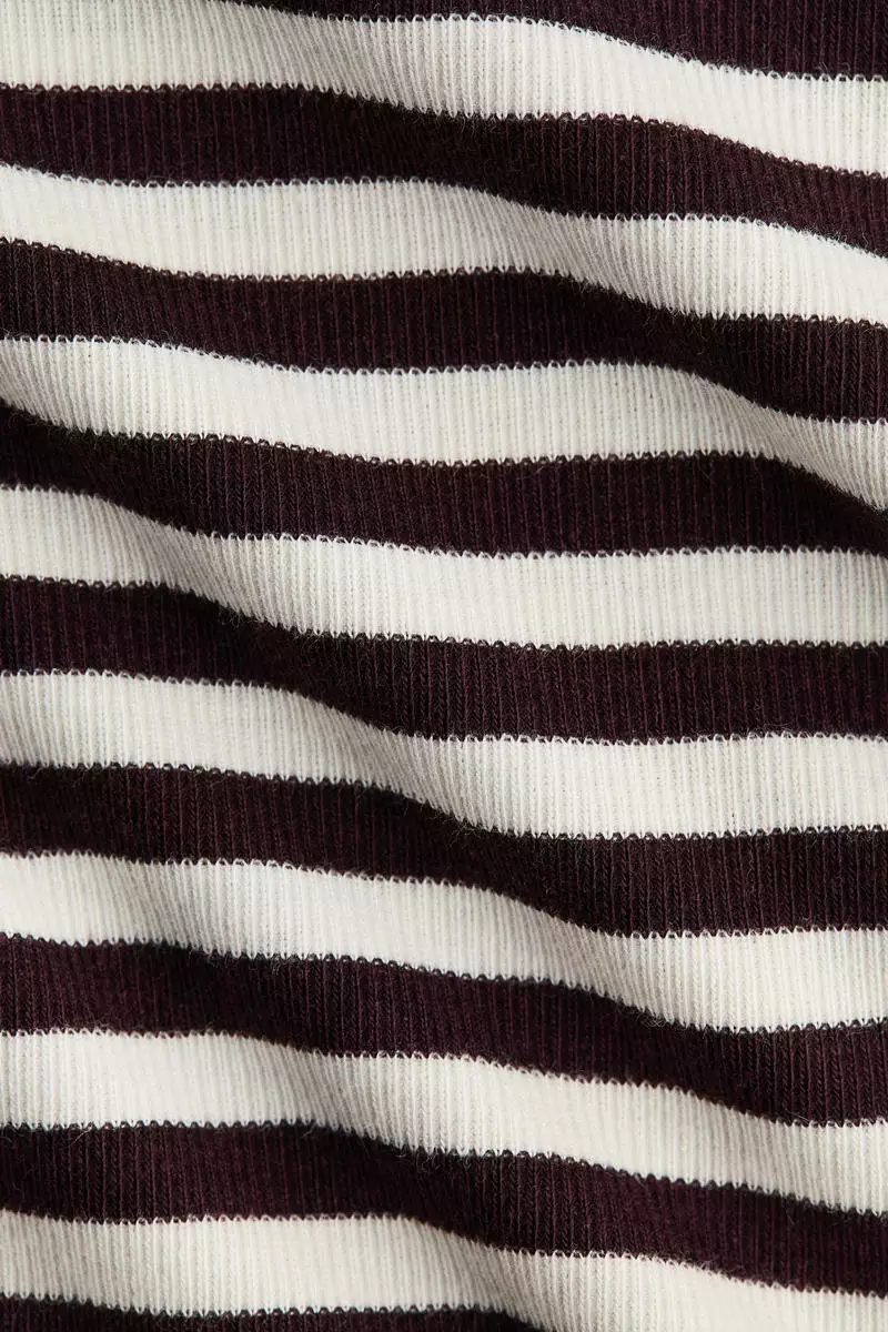 MAMA Ribbed jersey top