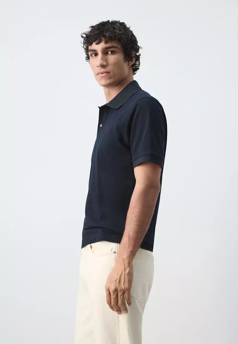 Regular-Fit Cotton Piqué Polo Shirt