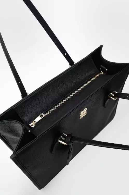 Odette Pomelo Tote Bag - Black