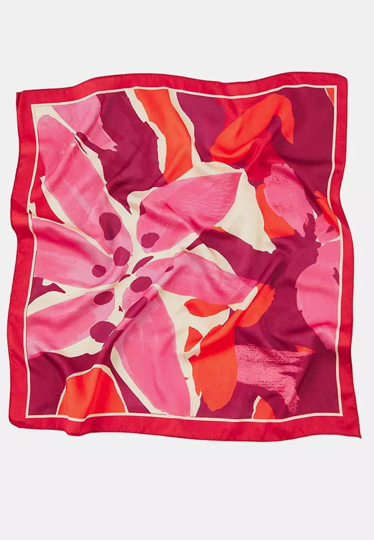 Multicolored Patterned 50*50cm 2-Pack Scarf Accessory