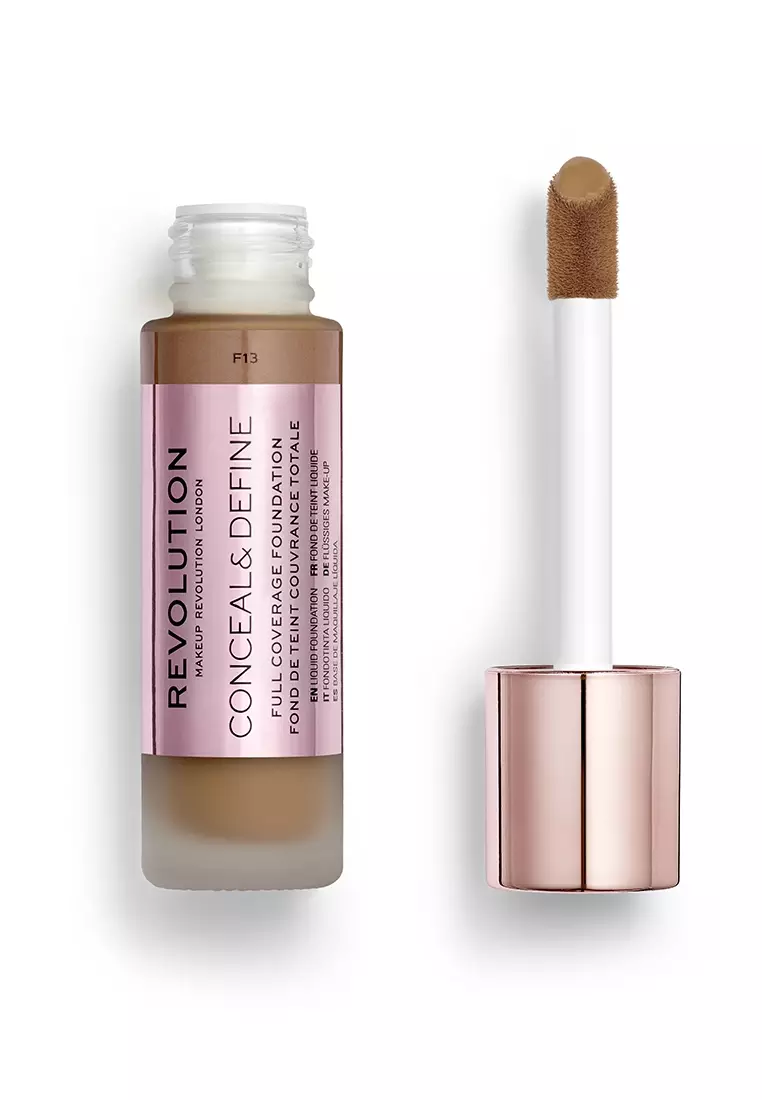 Buy Revolution Revolution Conceal & Define Foundation F13 Online ZALORA Malaysia
