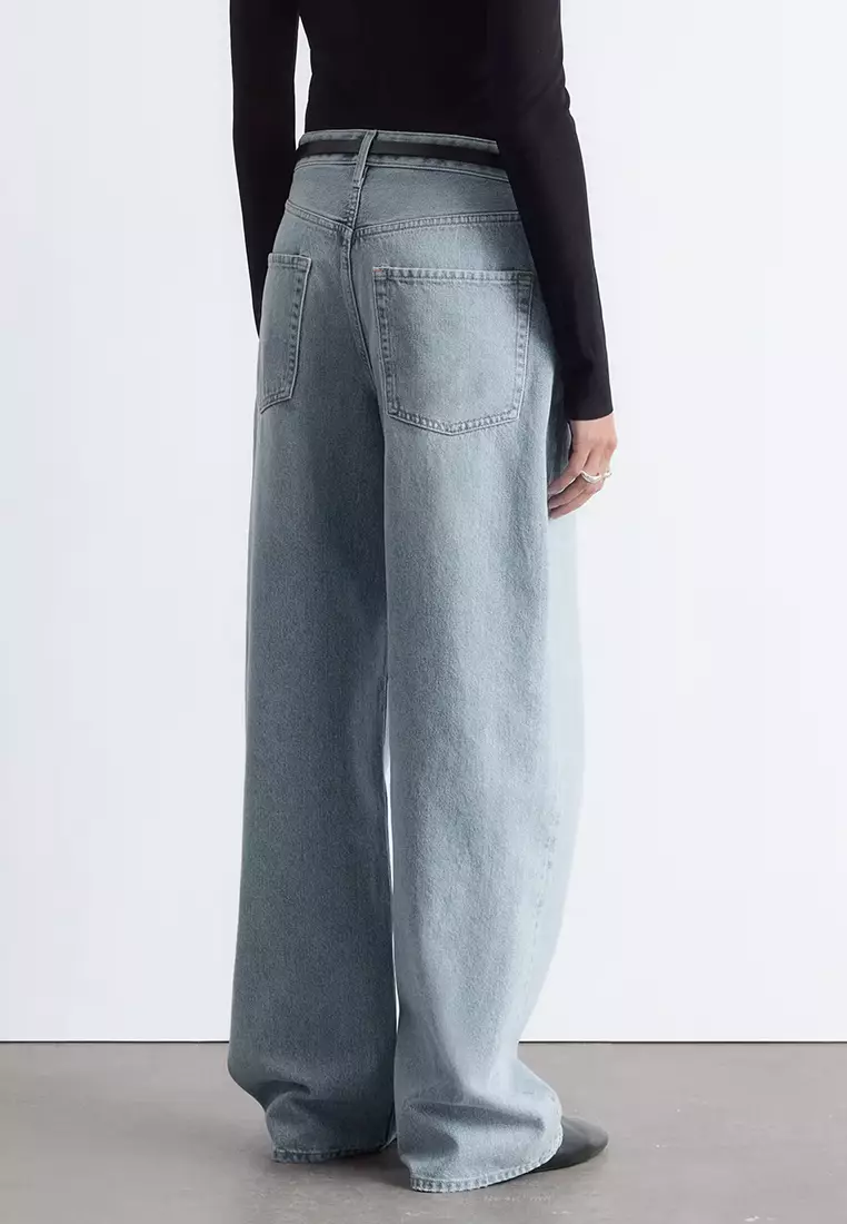 桶形褲腳牛仔褲