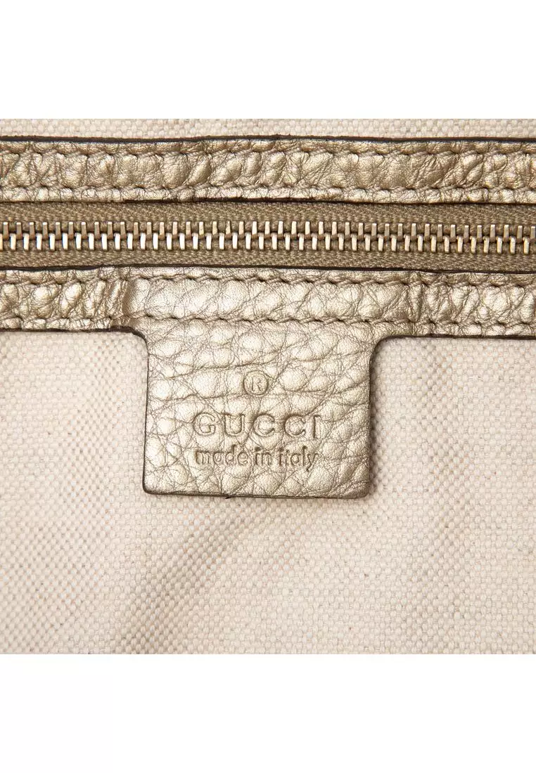 Pre-Loved Gucci Large Gg Canvas Bella Shoulder Bag