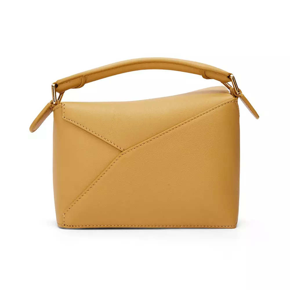 Mini Puzzle Edge Bag in Classic Calfskin Sahara Ghw