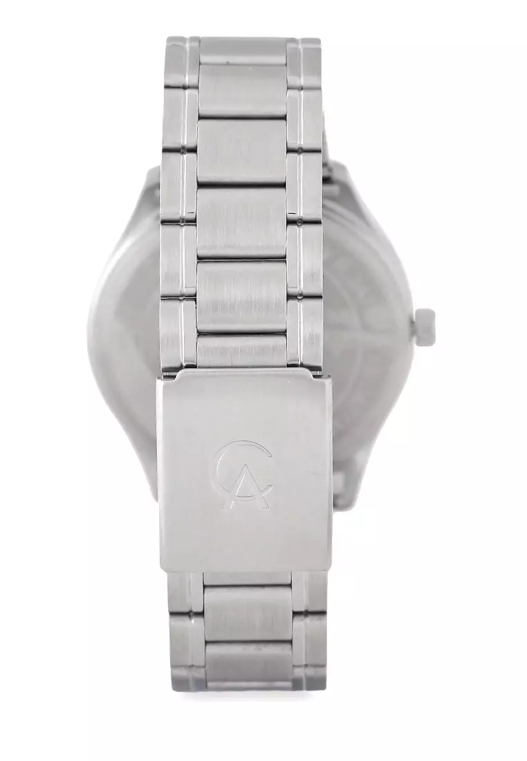 Alexandre Christie Jam Tangan Pria - Silver - Stainless Steel - 1012 MEBSSSLBA