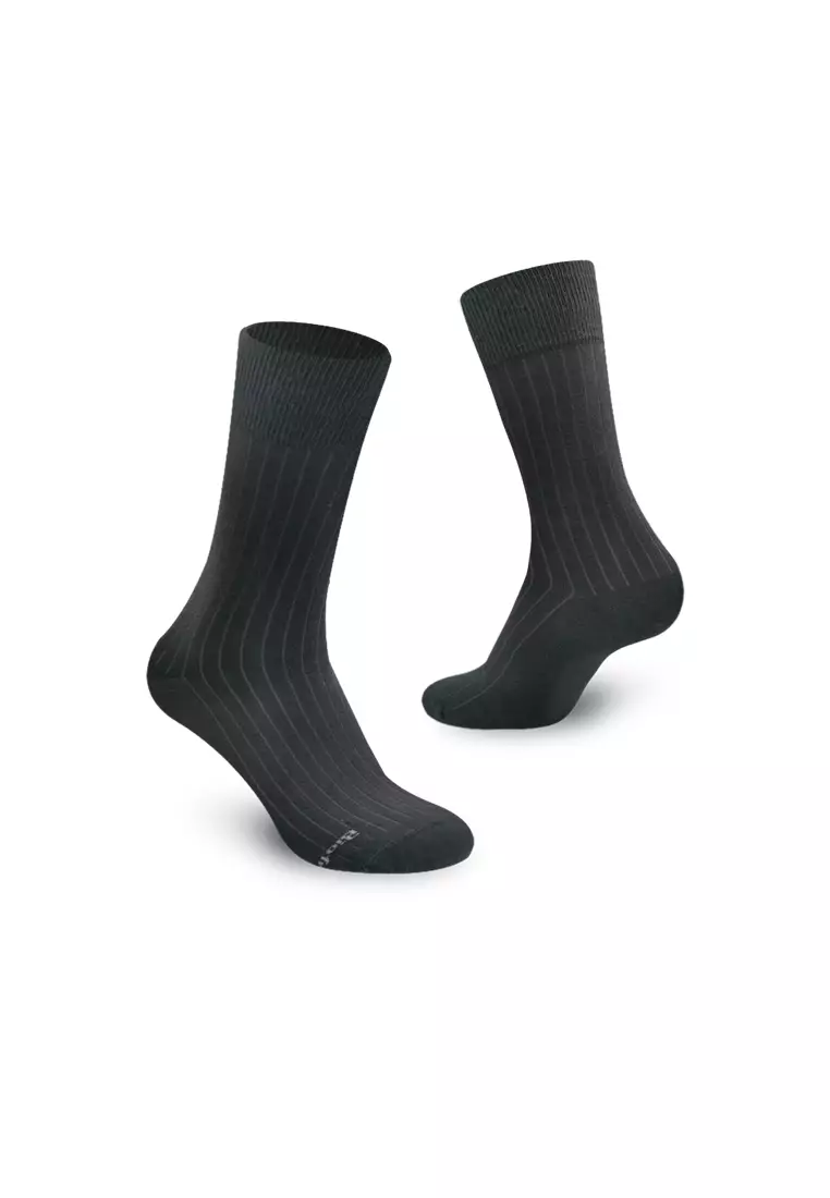 Biofresh Men’s Sweat Absorbent Cotton Lite Thin Casual Crew Socks 3 pairs in a pack RMCKG10