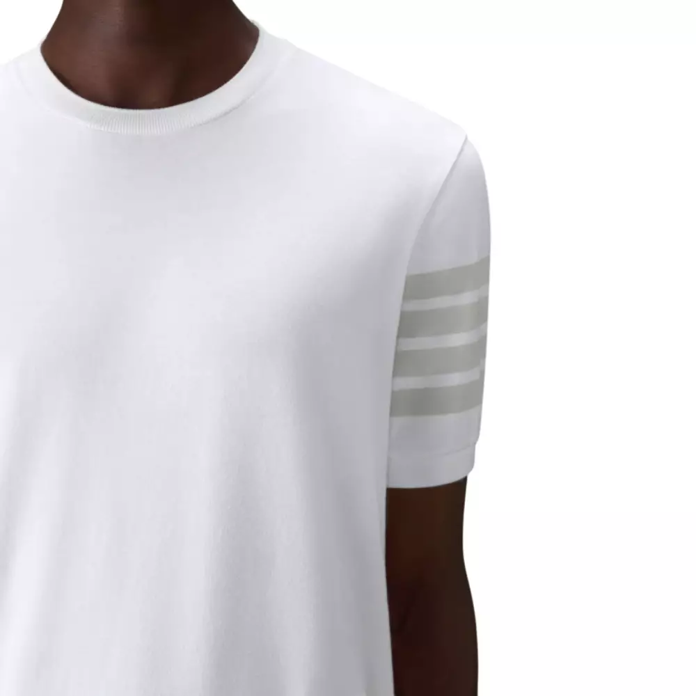 Cotton Jersey 4-Bar T-Shirt White