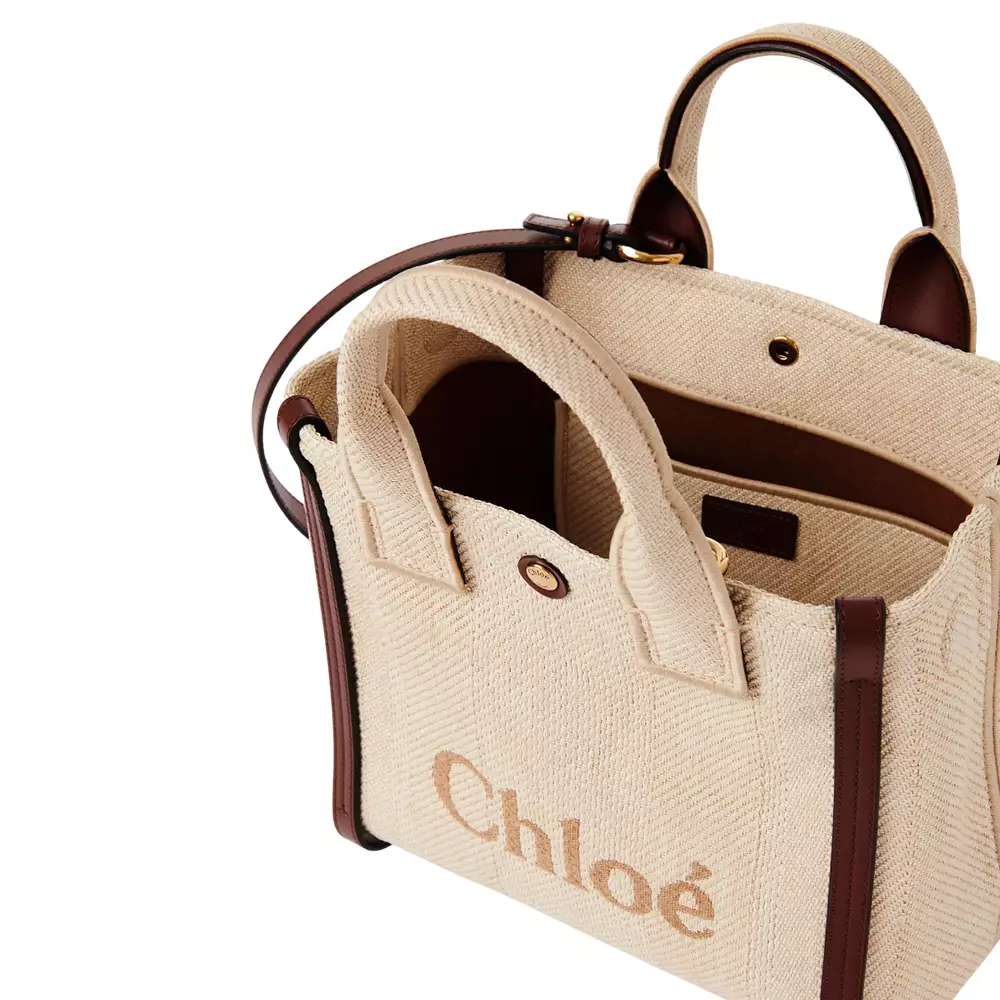 Jual Chloé [OK10BER FEST] Small CarryTote Bag Raffia Effect Fibres Hot ...