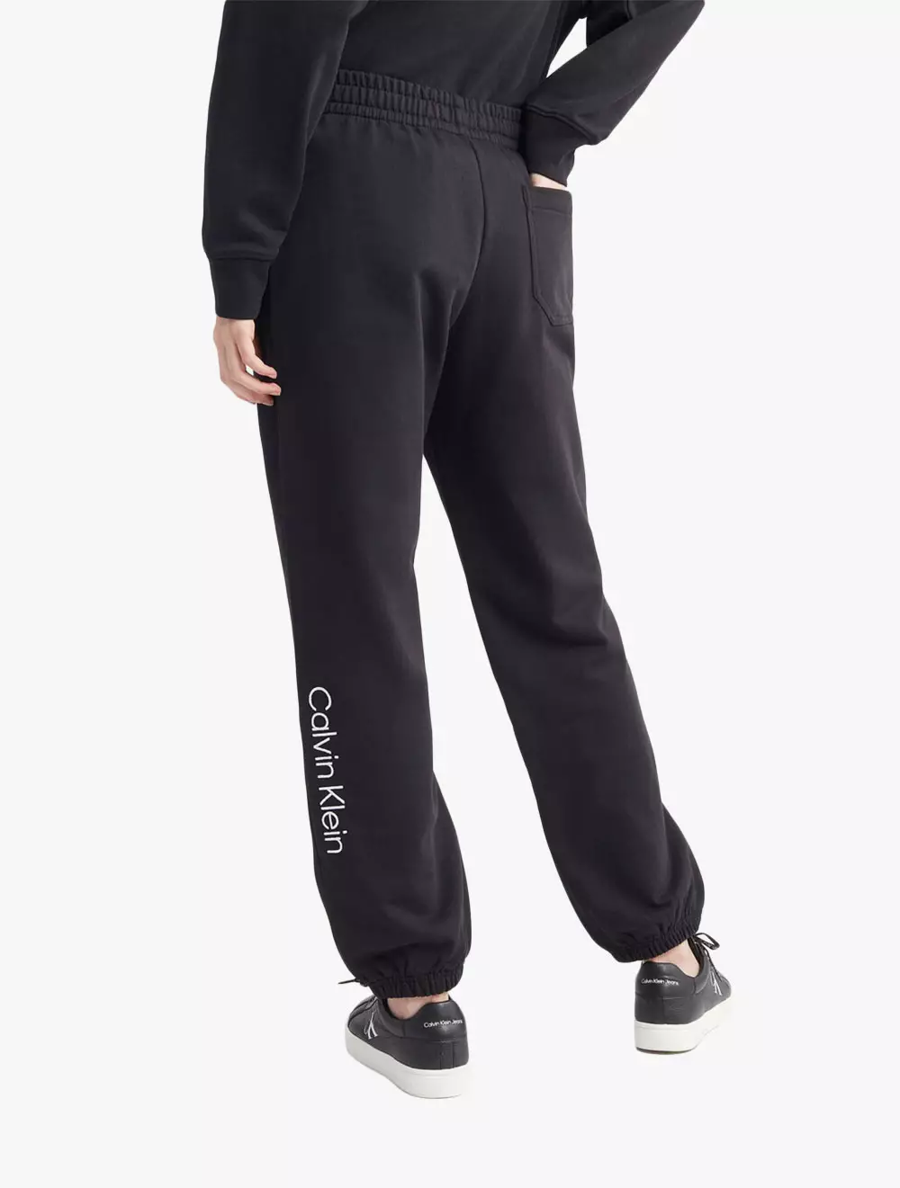 CK JEANS - HERO CK FLEECE JOGGERS - black