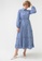 Touche Prive blue Frilled Gingham Dress 86DABAA86FF8D3GS_2