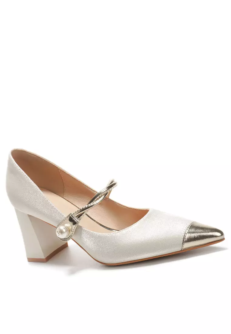 Discount on Twenty Eight Shoes  shoes - SKU: 7CM Twist Strap Satin Mary Jane Shoes BY873-26