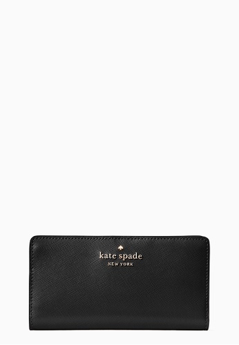 Kate Spade Kate Spade Staci Large Slim Bifold Wallet - Black | ZALORA  Malaysia
