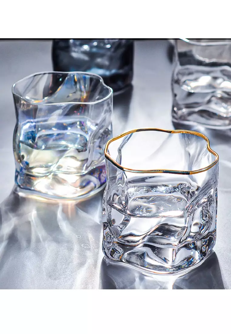 Dolce Zen DOLCE ZEN Set of 2 GOLD Rim Japanese Whiskey/ Multi purpose