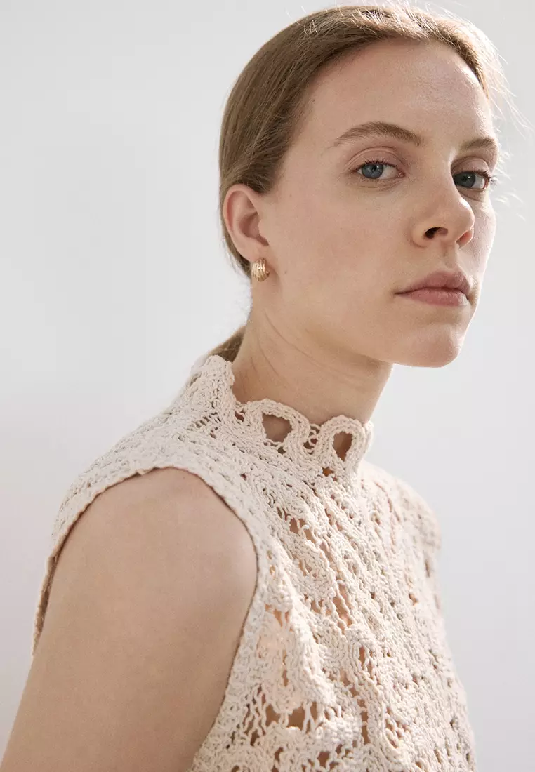 Openwork Knit Top