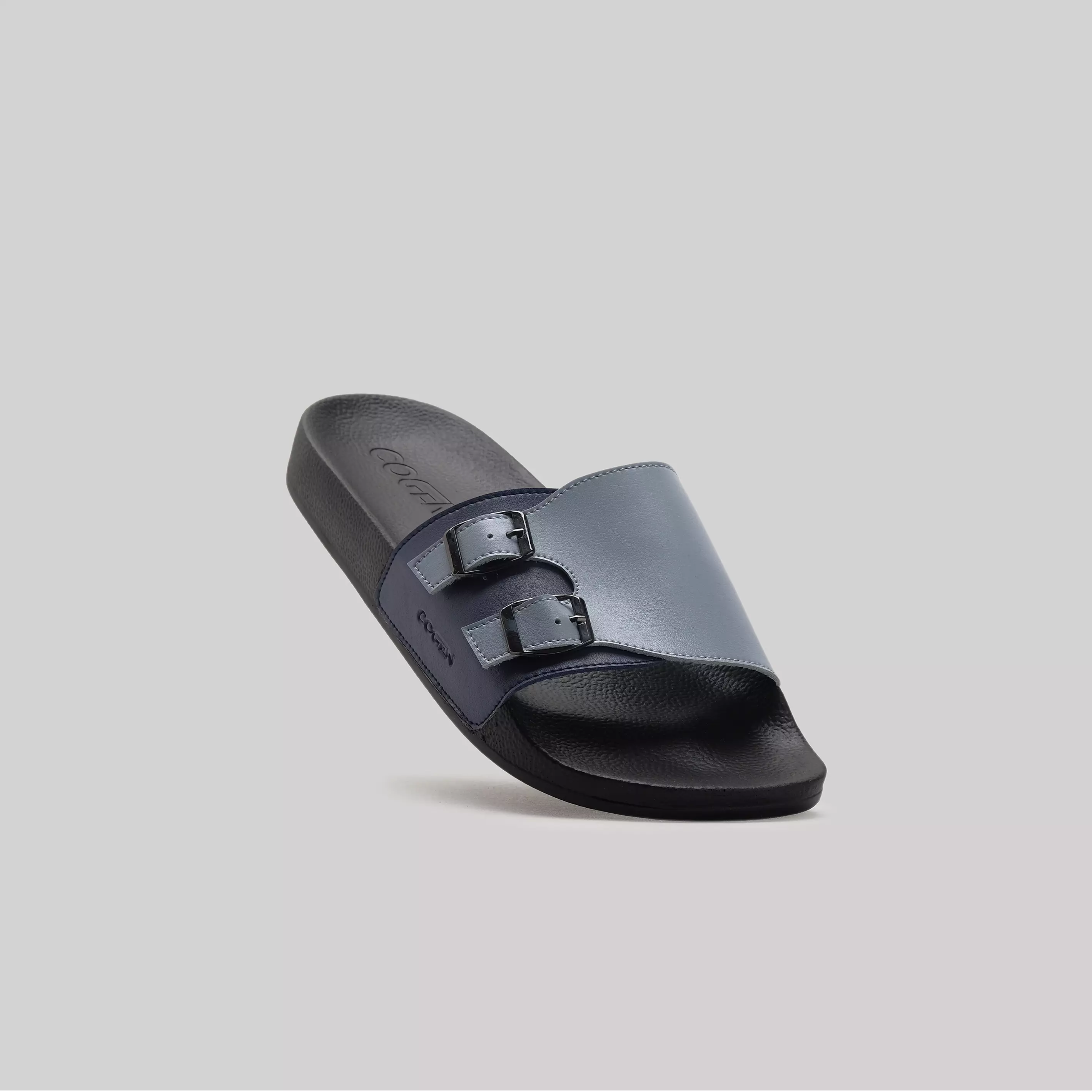 Cogen Sendal Slop Pria Casual Slide Cowok Slip On Nano Series Blue Warna Nano Blue