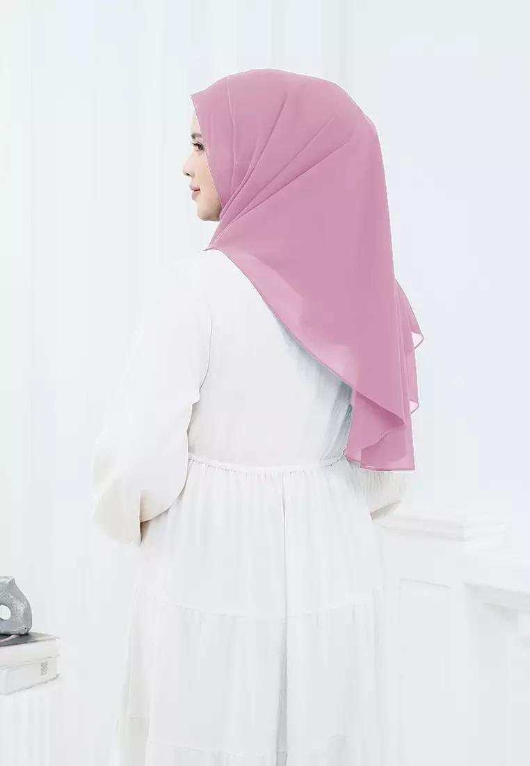HIJAB INSTAN ZHAZA - PURPLISH PINK