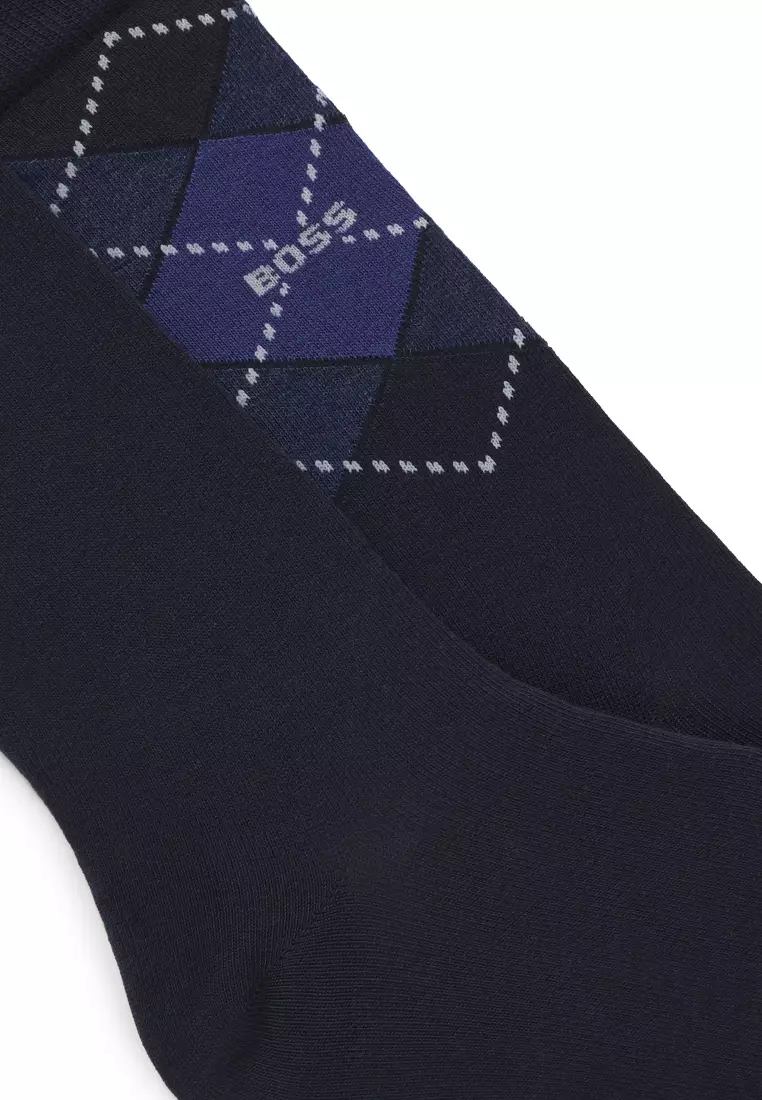 2-Pack Argyle Socks  -  BOSS Business