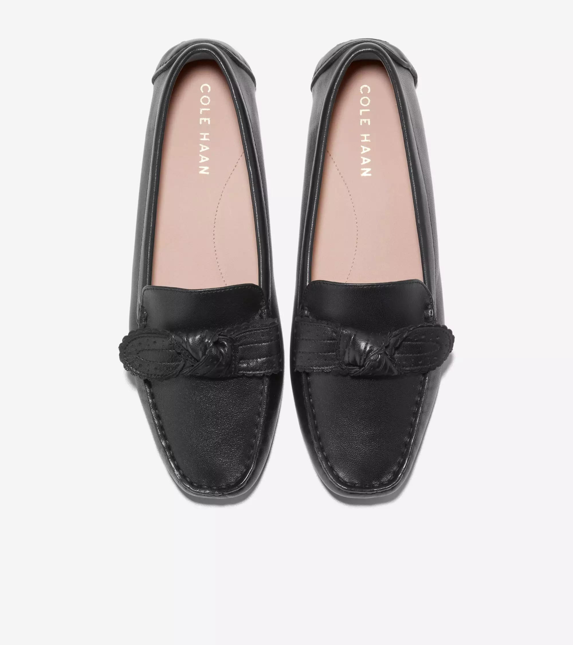 Cole Haan Woman Bellport Bow Driver - Sepatu Wanita (Hitam)