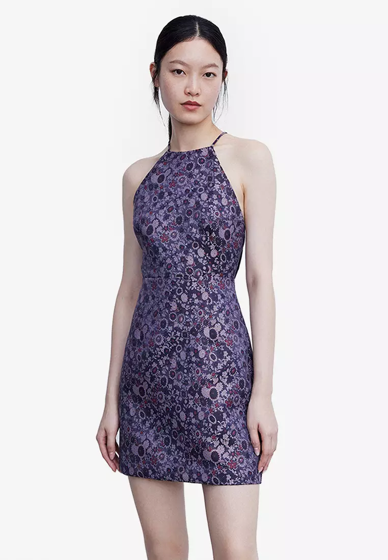 Oasis blue warner lace back dress store