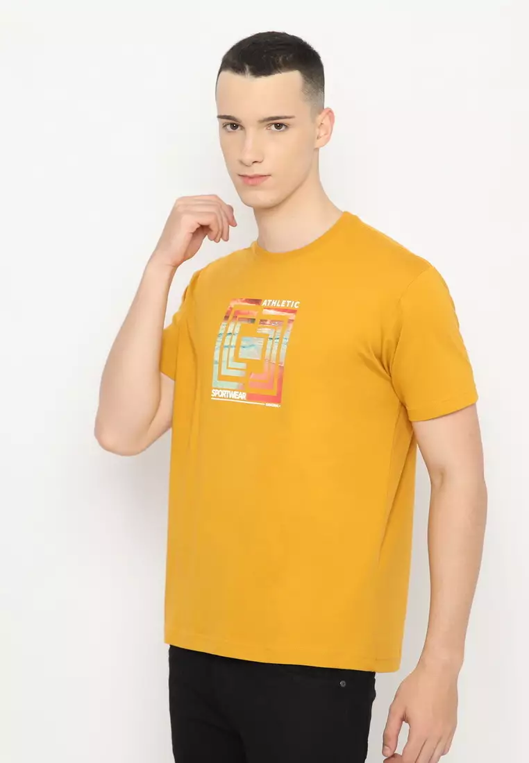 POLICE T-Shirt Cotton Combed Sablon Discharge Pria 2073180171