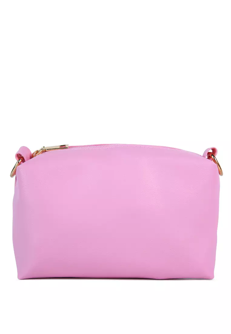 Pink cheap clear purse