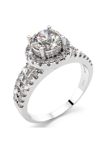 Buy 925 Signature 925 Signature Simulated Diamond Ring Silver Online On Zalora Singapore
