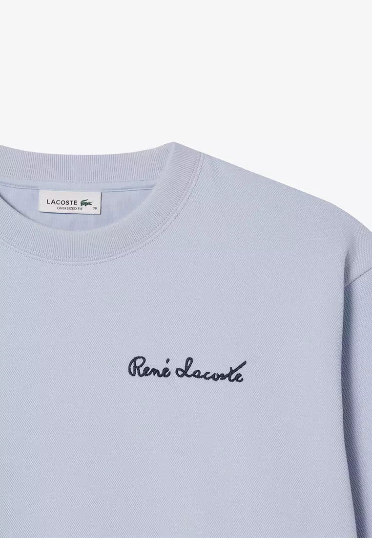 Buy Lacoste Oversized Double Face Jogger Sweatshirt 2025 Online