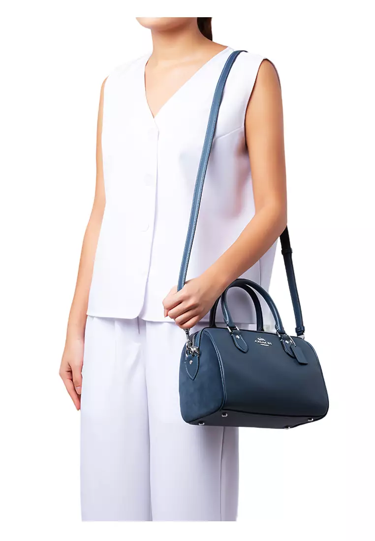 Coach Coach Rowan Satchel Denim 2024 Buy Coach Online ZALORA Hong